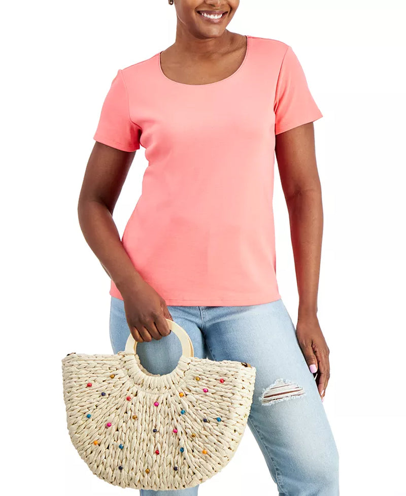 Straw Tote Crossbody, Created for Macy'S