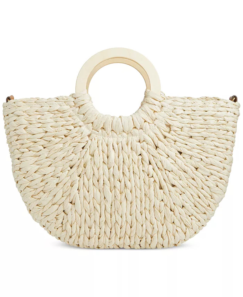 Straw Tote Crossbody, Created for Macy'S